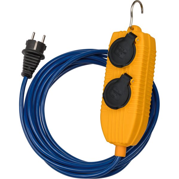 Extension cable IP54 with Powerblock 5m blue AT-N05V3V3-F 3G1.5 *FR/BE* image 1