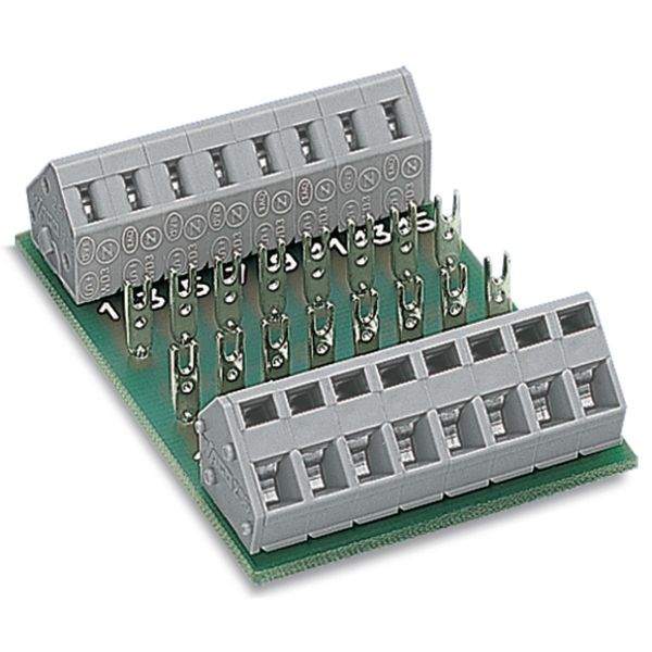 PCB for self-assembly with 8 mounting positions image 1