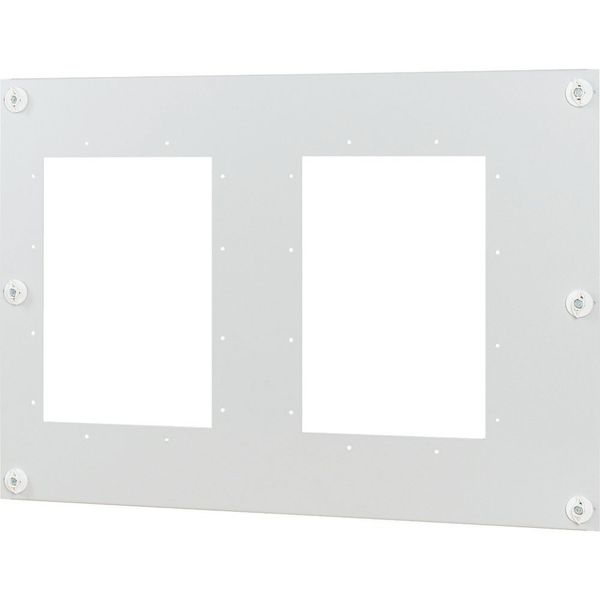 Front plate 2xIZMX16, withdrawable, HxW=500x800mm image 3