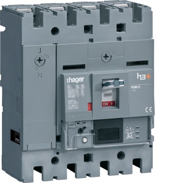 Moulded Case Circuit Breaker h3+ P250 Energy 4P4D N0-50-100% 250A 25kA FTC image 1