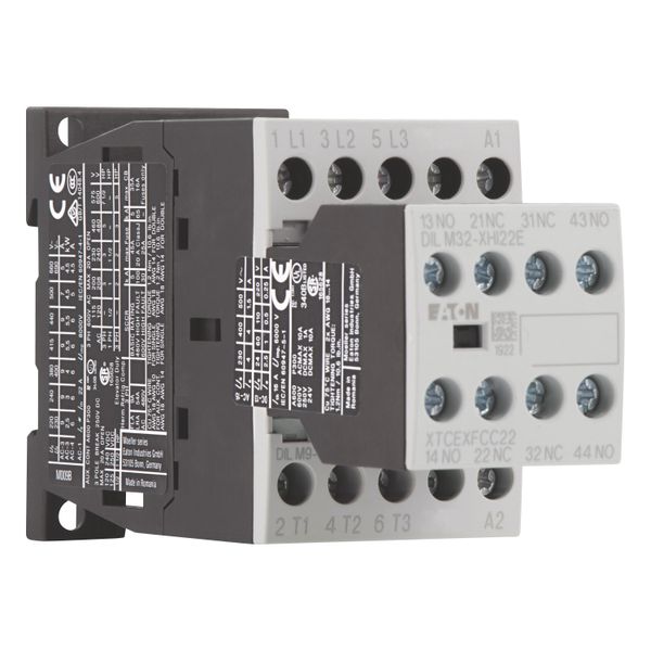 Contactor, 380 V 400 V 4 kW, 2 N/O, 2 NC, 230 V 50 Hz, 240 V 60 Hz, AC operation, Screw terminals image 22