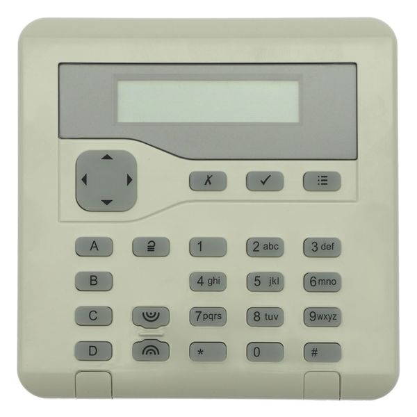 Wired keypad with built-in proximity reader and 2 zone inputs image 1