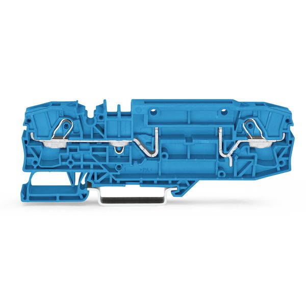 2-conductor carrier terminal block with test option for DIN-rail 35 x image 1