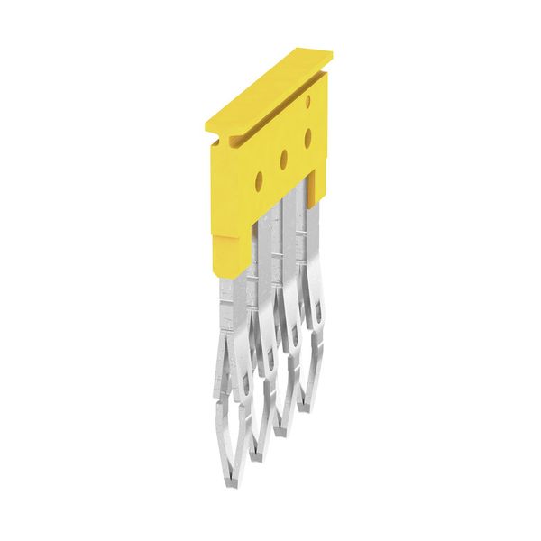 Cross-connector (terminal), Plugged, Number of poles: 4, Pitch in mm:  image 1