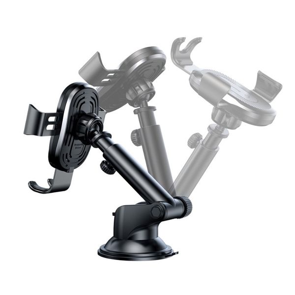 Car Suction Mount for 4-6.5" Display Smarhphones with Wireless Charging 10W image 2