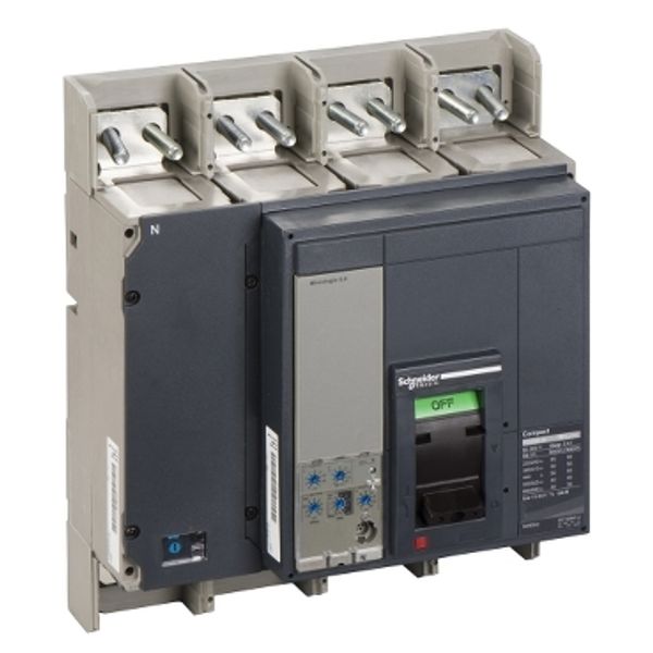 circuit breaker ComPact NS800N, 50 kA at 415 VAC, Micrologic 5.0 trip unit, 800 A, fixed,4 poles 4d image 2