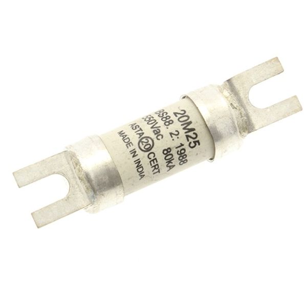 Fuse-link, LV, 20 A, AC 550 V, BS88/A1, 14 x 55 mm, gM, BS, 20M25 image 3