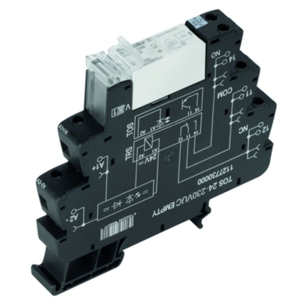Relay module, 24…230 V UC ±10 %, Green LED, Rectifier, 1 NO contact (A image 2