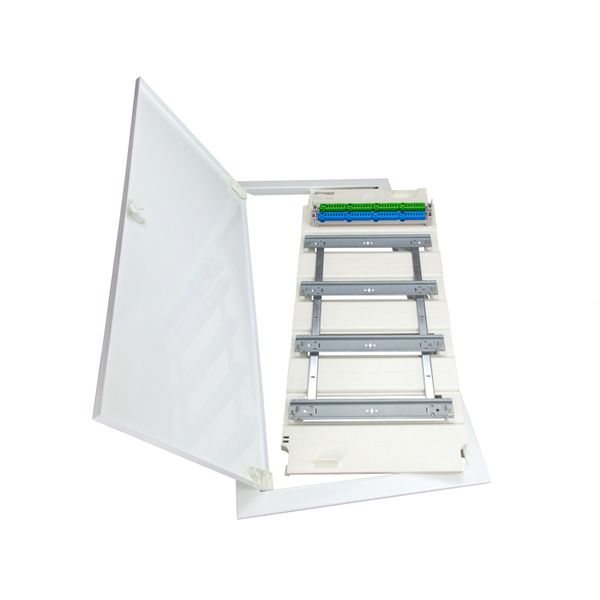 Frame with door and insert for KVM high 4-row, 48/56MW image 1