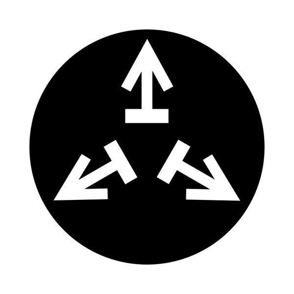 Button plate, flat black, symbol Release image 3