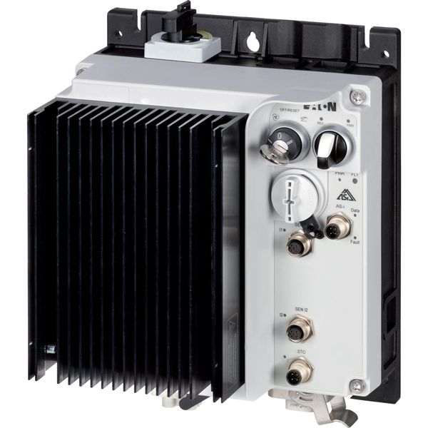 Speed controllers, 4.3 A, 1.5 kW, Sensor input 4, 180/207 V DC, AS-Interface®, S-7.4 for 31 modules, HAN Q4/2, with manual override switch, with braki image 5