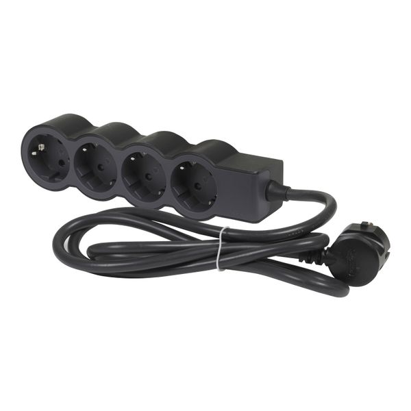Multi-outlet 4 socket outlets cable 3m and 1.5mm² section image 3