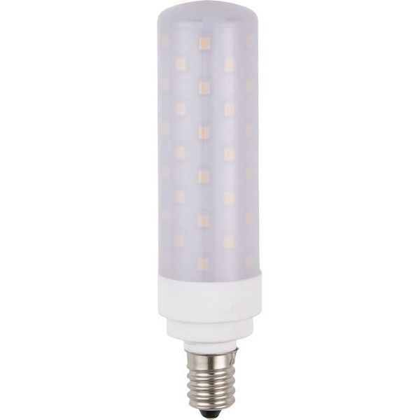 LED E14 Tube T29x118 230V 1050Lm 10W 930 AC/DC Opal Dim image 2