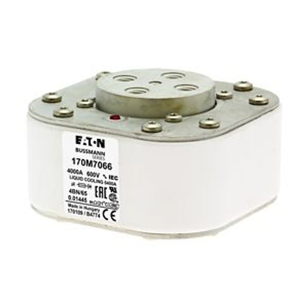 Fuse-link, high speed, 3000 A, AC 690 V, size 4, 105 x 120 x 67 mm, aR, IEC, single indicator image 6