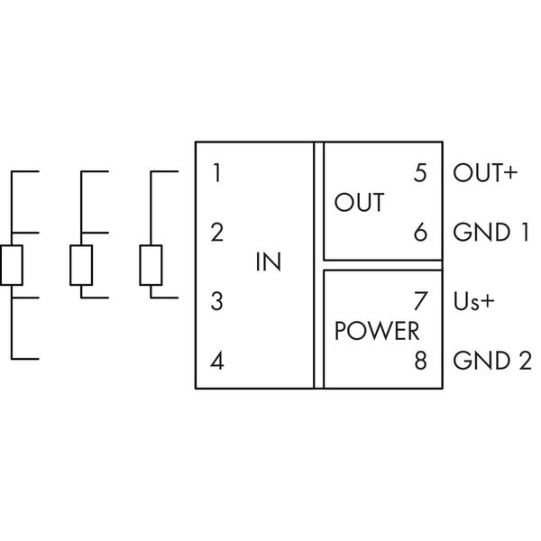 857-801 Temperature signal conditioner for RTD sensors; Current and voltage output signal; Configuration via software image 6