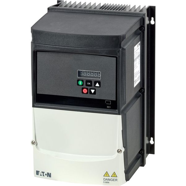 Variable frequency drive, 400 V AC, 3-phase, 14 A, 5.5 kW, IP66/NEMA 4X, Radio interference suppression filter, Brake chopper, 7-digital display assem image 9