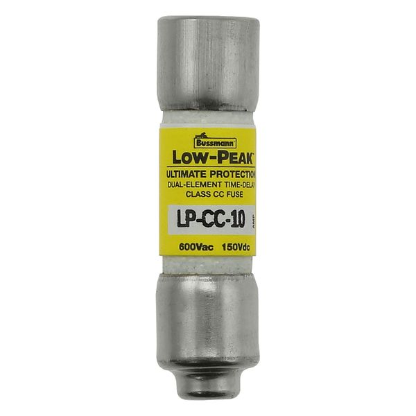 Fuse-link, LV, 10 A, AC 600 V, 10 x 38 mm, CC, UL, time-delay, rejection-type image 2