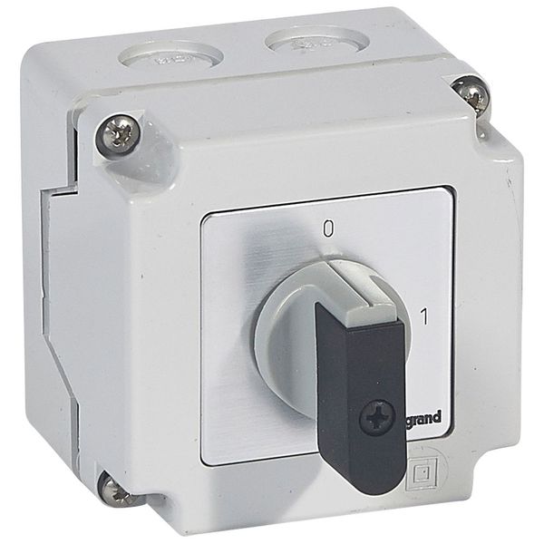 Cam switch - on/off switch - PR 12 - 3P - 16 A - 3 contacts - box 76x76 mm image 1