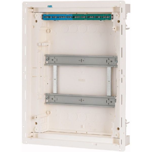 Hollow wall compact distribution board, 2-rows, flush sheet steel door image 14