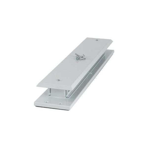 Top plate, ventilated, W=425mm, IP42, grey image 3