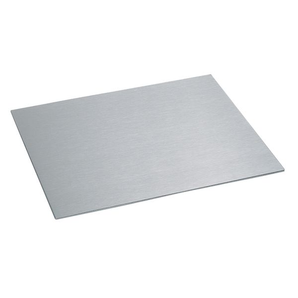 Stainless steel finishing plate - for 50 mm reduced height floor box image 2