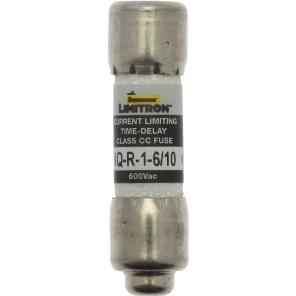 Fuse-link, LV, 1.6 A, AC 600 V, 10 x 38 mm, 13⁄32 x 1-1⁄2 inch, CC, UL, time-delay, rejection-type image 1