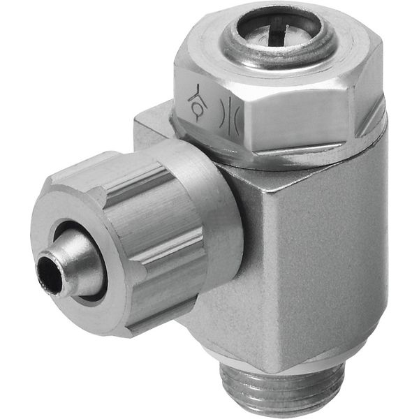GRLA-1/8-PK-3-B One-way flow control valve image 1