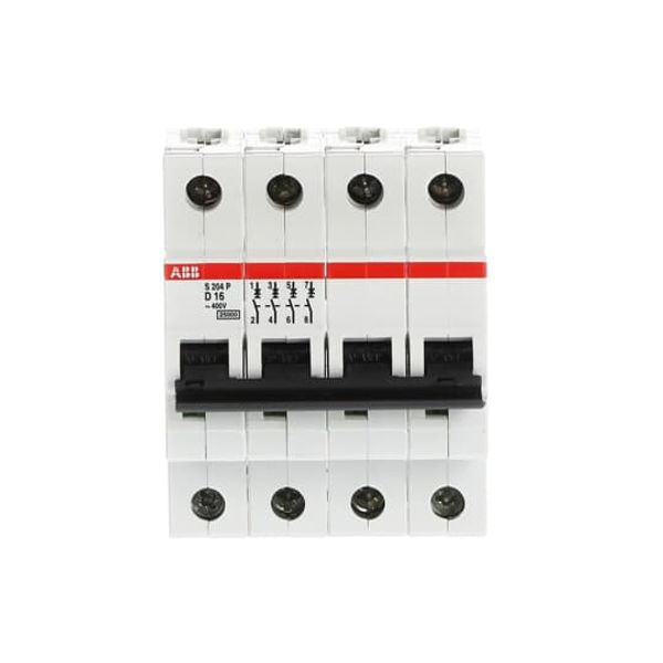 S204P-D16 Miniature Circuit Breaker - 4P - D - 16 A image 5