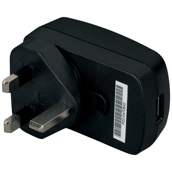 Plug-in power supply unit, british Standard plug, mini USB image 2
