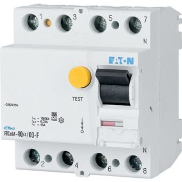 Residual current circuit breaker (RCCB), 100A, 4p, 100mA, type G/F image 7