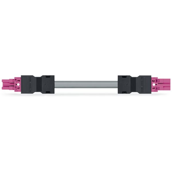 pre-assembled interconnecting cable B2ca Socket/plug pink image 3