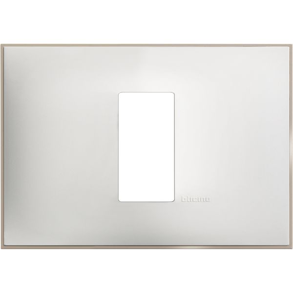 CLASSIA - COVER PLATE 1P CEN. WHITE SATIN image 1