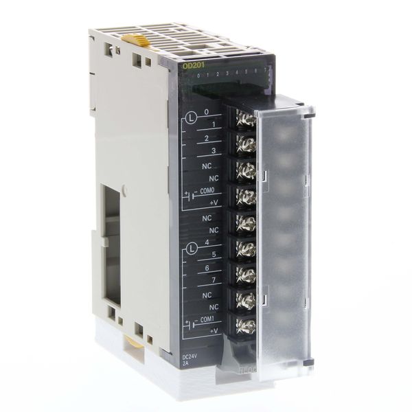 Digital output unit, 8 x transistor outputs, NPN, 2.0 A, 12 to 24 VDC, image 2