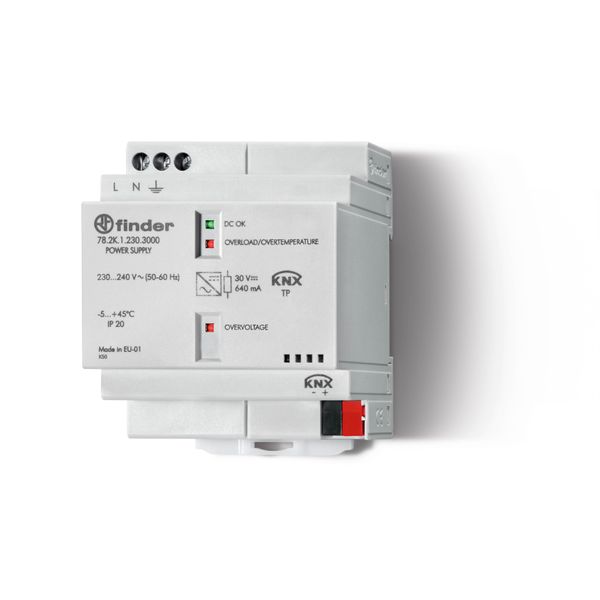 Switch.power suppl.70mm.In.230...240VAC Off.KNX 640mA 40W 24VDC (78.2K.1.230.3000) image 3