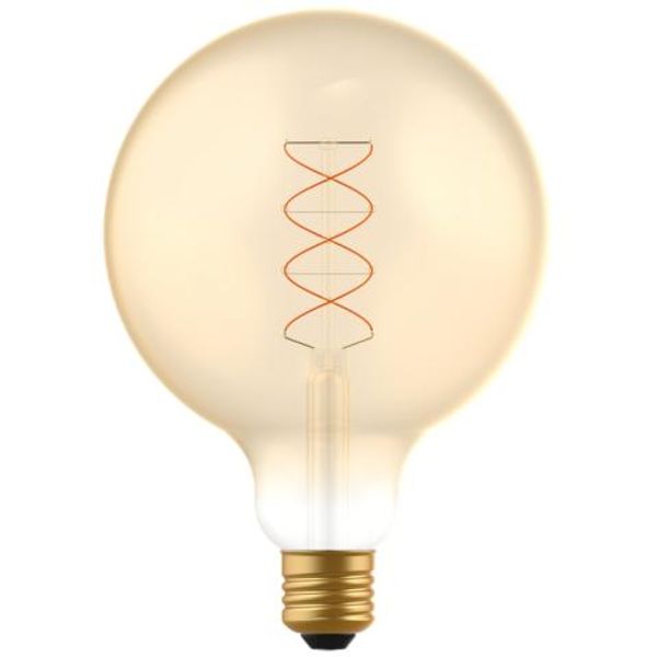 LED Filament Bulb - Globe G125 E27 4W 250lm 1800K 330°  - Dimmable image 1