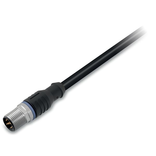Sensor/Actuator cable M12A plug straight 4-pole image 3