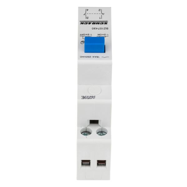 Modular Push-button Switch, 1 NO + 1 NC, 16A image 2