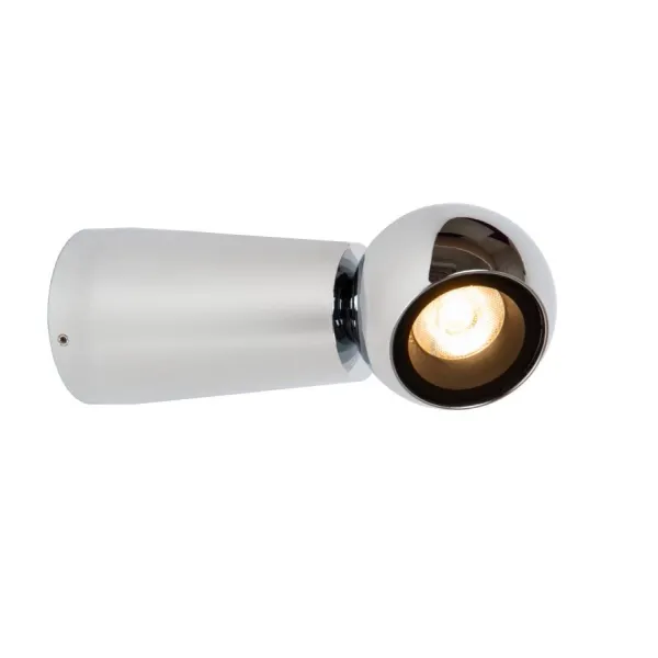 Lucide IPSOS - Wall lamp Indoor/Outdoor - LED - 1x6W 2700K - IP54 - Chrome image 1