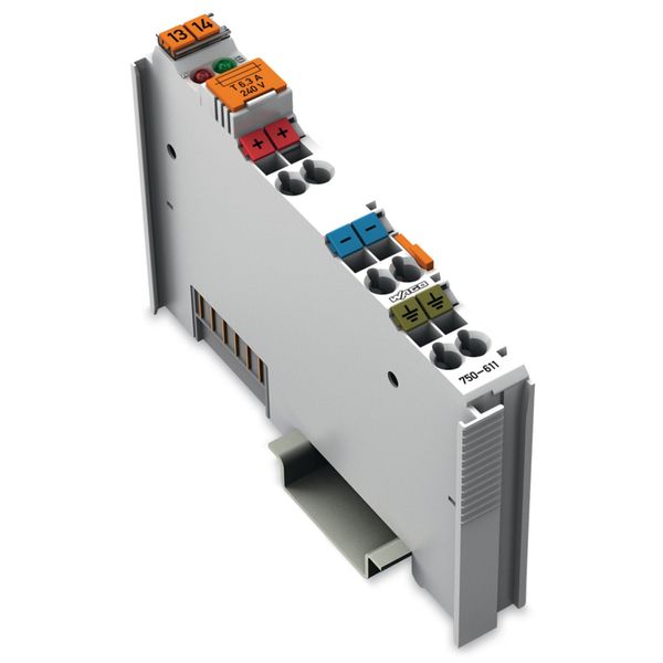 Power Supply 230 VAC fuse holder light gray image 1