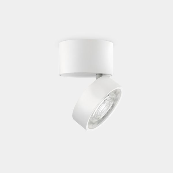 Spotlight Kiva Surface Ø75mm 6.4W LED warm-white 2700K CRI 90 18.9º PHASE CUT White 458lm image 1