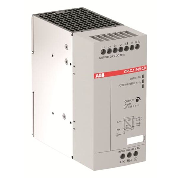 CP-C.1 24/10.0-L Power supply In:100-240VAC/90-300VDC Out:DC 24V/10A image 1