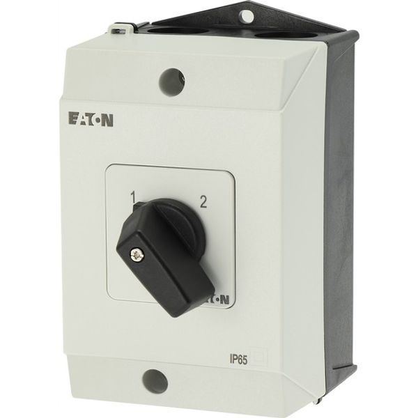 Multi-speed switches, T0, 20 A, surface mounting, 4 contact unit(s), Contacts: 8, 90 °, maintained, Without 0 (Off) position, 1-2, Design number 11 image 7
