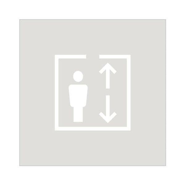 8581.19 Cover for signaling light “Elevator” symbol - Sky Niessen image 1