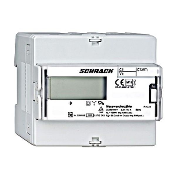 Digital CT-kWH-Meter x/5A (6A), 3phase, Modbus interface image 1