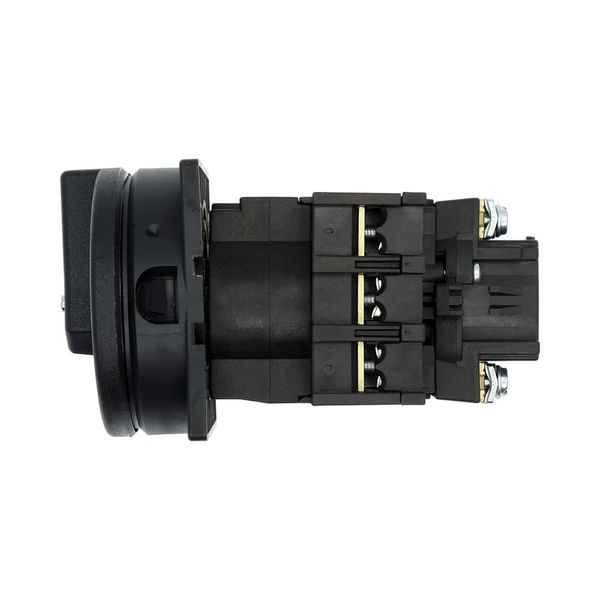 Main switch, P1, 25 A, flush mounting, 3 pole, STOP function, With black rotary handle and locking ring, Lockable in the 0 (Off) position image 33