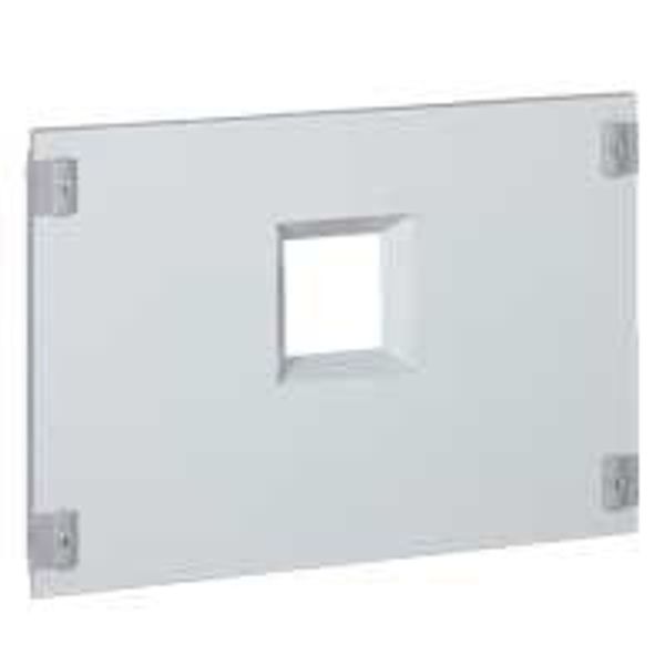 Metal faceplate XL³ 800/4000 - 1 DPX 1600 - horizontal - captive screws - 36 mod image 1