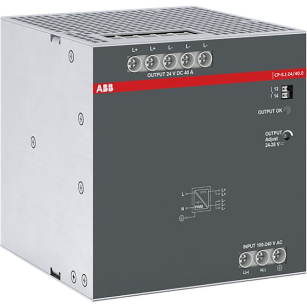 CP-S.1 24/40.0 Power supply In:110-240VAC/110-250VDC Out:DC 24V/40A image 1