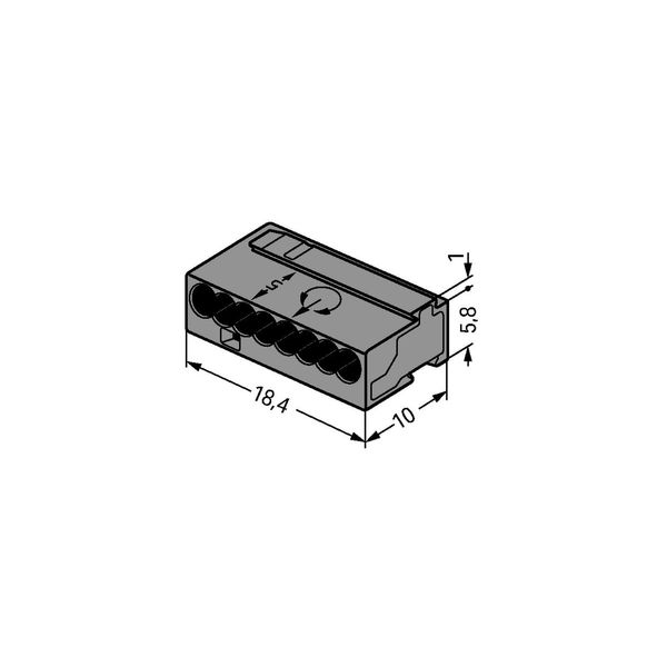 MICRO PUSH WIRE® connector for junction boxes for solid conductors 0.8 image 6