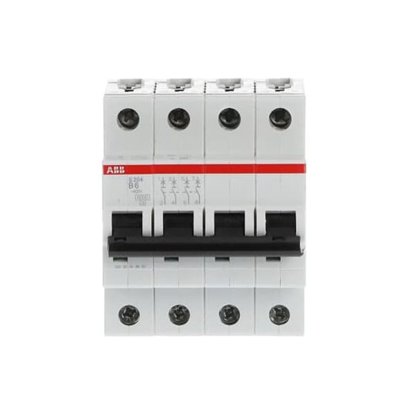 S204-B6 Miniature Circuit Breaker - 4P - B - 6 A image 7