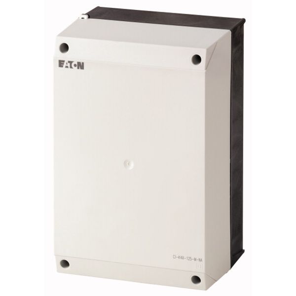 Insulated enclosure, HxWxD=240x160x125mm, +mounting plate, NA type image 1